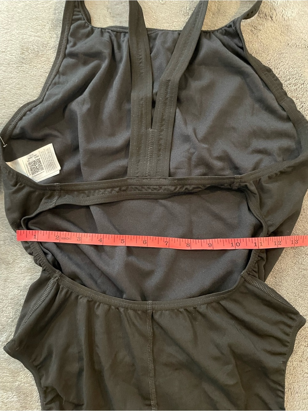 Speedo Endurance+ One Piece Swimsuit Women’s US Size 16/42 Black Racerback - Picture 9 of 11